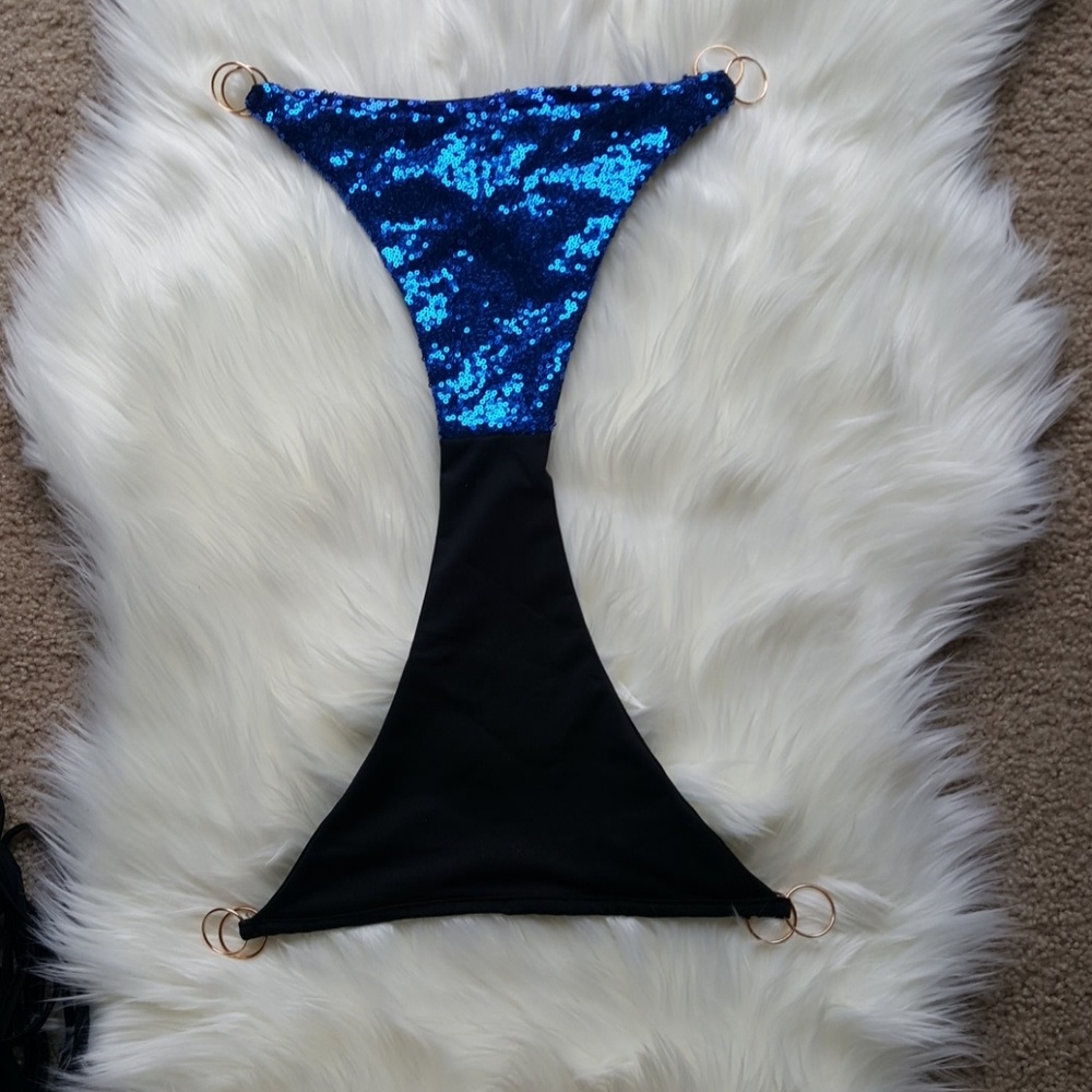 New arrival! Sexy Blue sequin bikini sets! - Picture 8 of 8